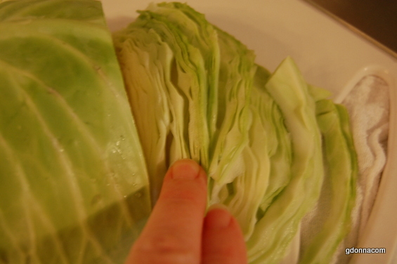 Is there a right or wrong way to cut cabbage?